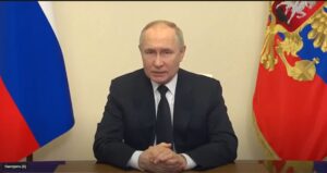 Подробнее о статье Владимир Путин выступил с обращением к россиянам в связи с трагедией в Крокус Сити Холе